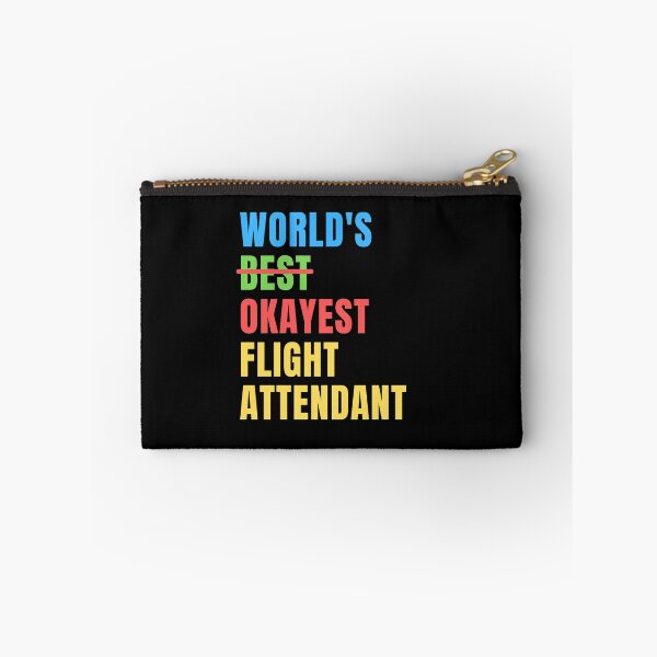 Item preview, World's Okayest Flight Attendant Funny Appreciation designed and sold by geniusshirtsss.