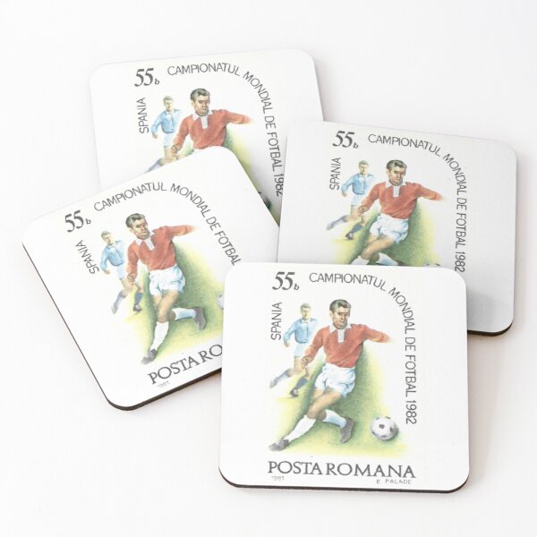 Item preview, World Cup Spain 1982 Romanian Stamp #1 designed and sold by OrangePyramid.