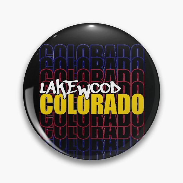 Item preview, Lakewood Colorado State Flag Typography designed and sold by that5280lady.
