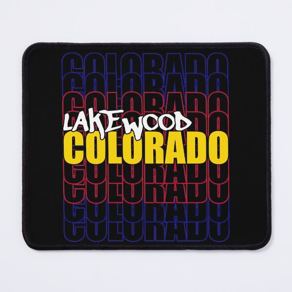 Item preview, Lakewood Colorado State Flag Typography designed and sold by that5280lady.