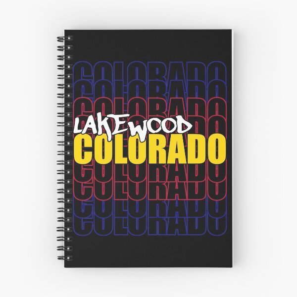 Item preview, Lakewood Colorado State Flag Typography designed and sold by that5280lady.