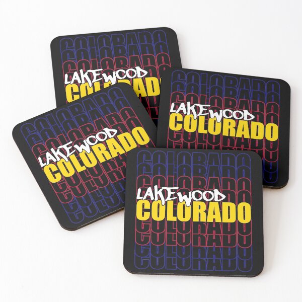 Item preview, Lakewood Colorado State Flag Typography designed and sold by that5280lady.