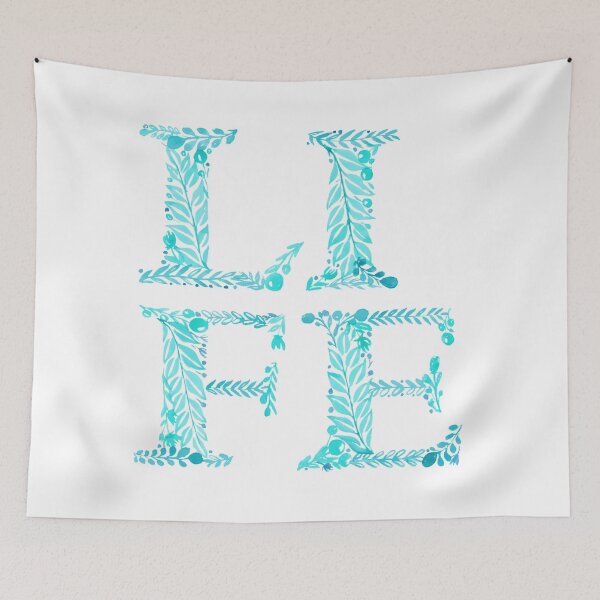 Item preview, Life in teal designed and sold by Rachel Dash-Williams Creative.