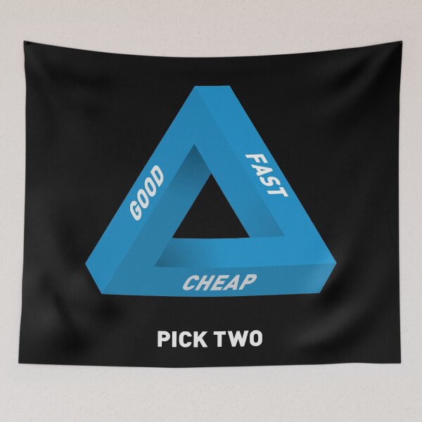 Item preview, Pick Two - Goods & Services - Blue designed and sold by thedustyshelves.