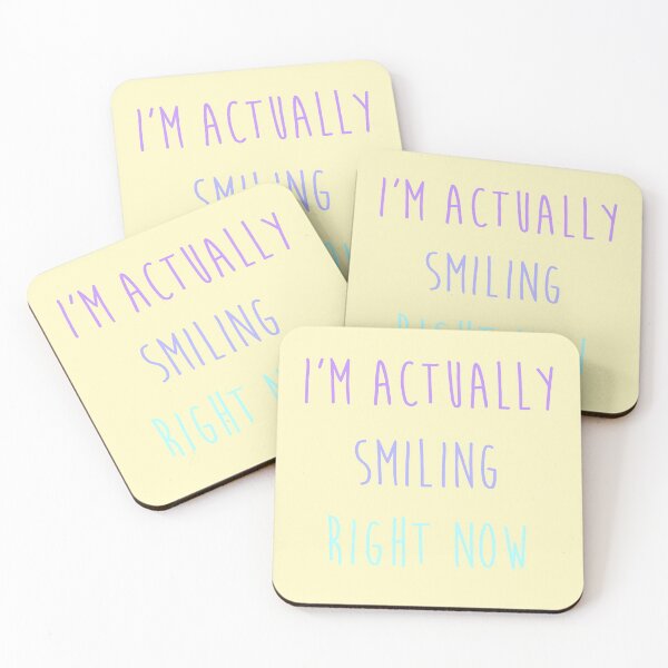 Item preview, I'm actually smiling right now cooltoned designed and sold by Roze Quartz.