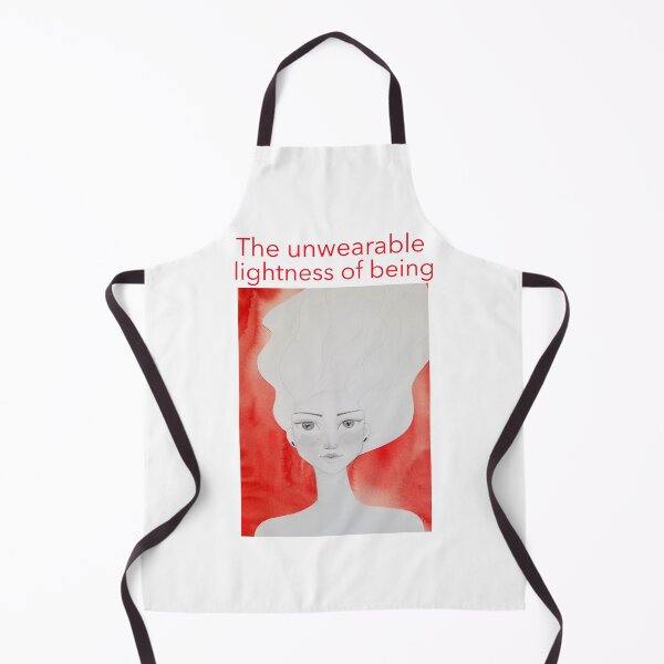 Item preview, "The unwearable lightness of being" - beautiful female face drawing by CoolCleverCute designed and sold by CoolCleverCute.