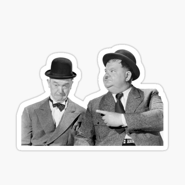 Laurel And Hardy Stickers | Redbubble