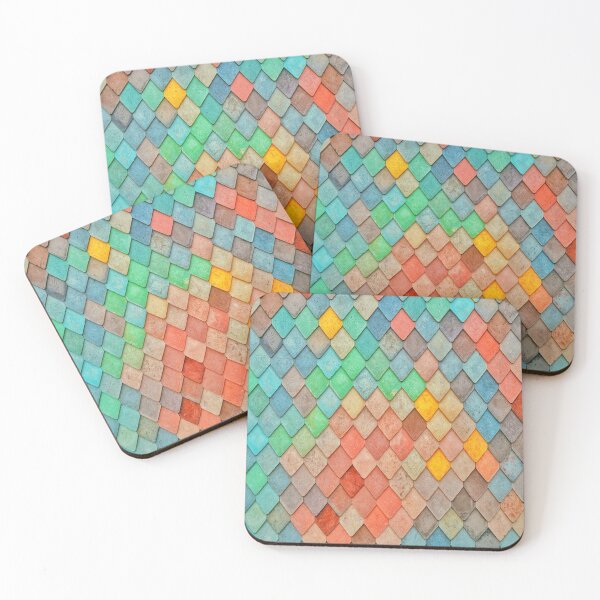 Item preview, Rainbow Pastel Watercolor Moroccan Pattern designed and sold by ShamaBo.