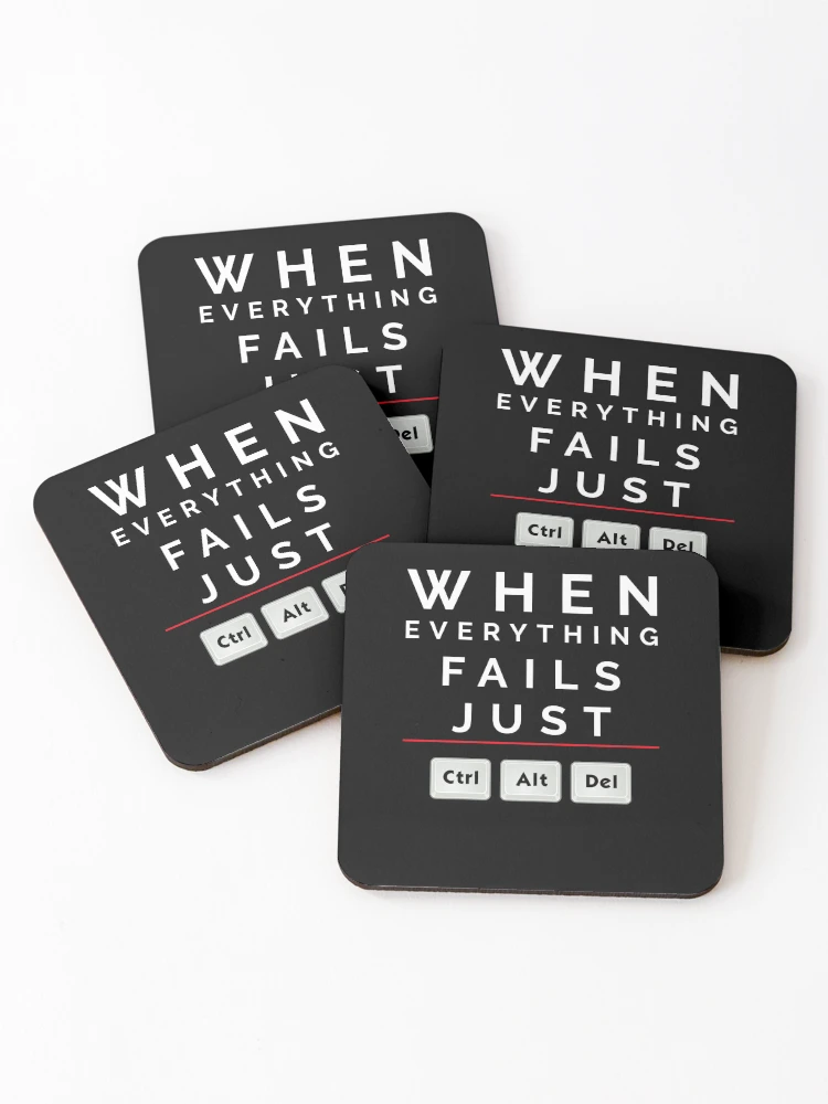 Thumbnail 1 of 5, Coasters (Set of 4), Computer Geek Last Resort designed and sold by ComputerGeeksTs.