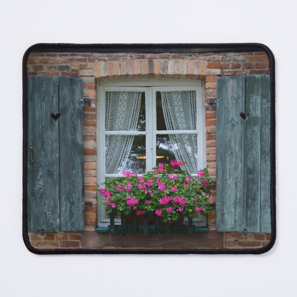 Item preview, Rustic Window and Red Bricks Wall designed and sold by Yair Karelic.
