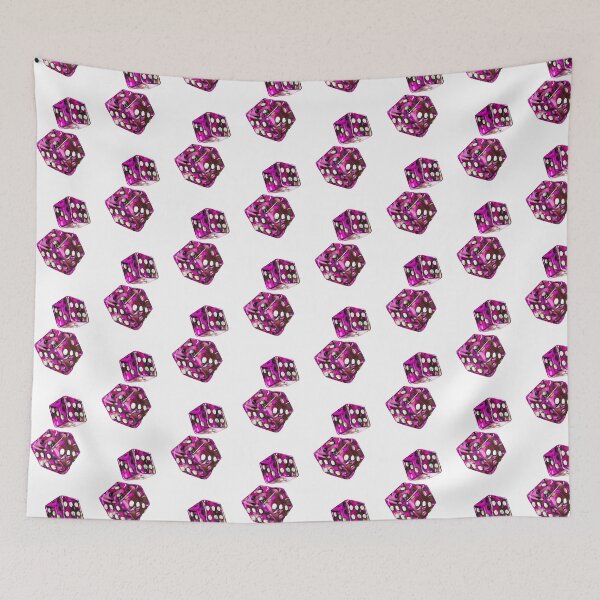 Item preview, Pink dice drawing designed and sold by Jcolordrawingz.