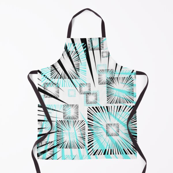 Item preview, Black and Aqua Geometric Patterns designed and sold by Minxylynx4.
