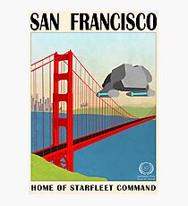 Star Trek - Travel Poster (San Francisco) Photographic Print