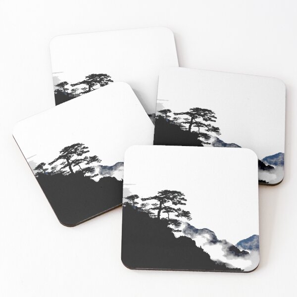 Item preview, Mountains Shrouded in Mist  designed and sold by Verdant Rose Studio.