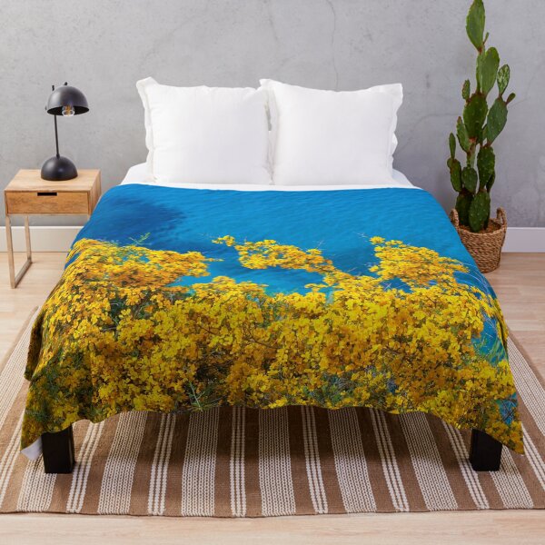 Item preview, Tree of yellow flowers over the sea designed and sold by RafaelLima7.