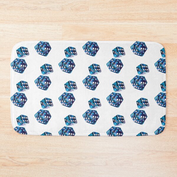 Item preview, Blue dice drawing designed and sold by Jcolordrawingz.