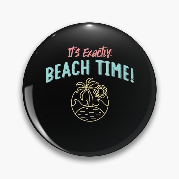 Item preview, It's Exactly Beach Time! Funny Summer Fan designed and sold by Dressed For  Duty.