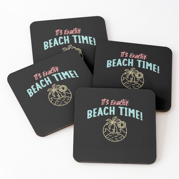 Item preview, It's Exactly Beach Time! Funny Summer Fan designed and sold by Dressed For  Duty.