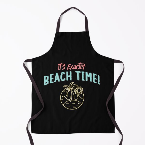 Item preview, It's Exactly Beach Time! Funny Summer Fan designed and sold by Dressed For  Duty.