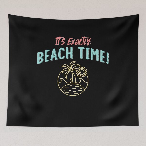 Item preview, It's Exactly Beach Time! Funny Summer Fan designed and sold by Dressed For  Duty.