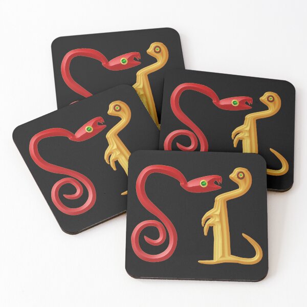Item preview, MEERKAT VS SNAKE - 3D DECORATIVE FIGURES - GREAT GIFT FOR KIDS AND SURICATE LOVER2 designed and sold by Ralek.
