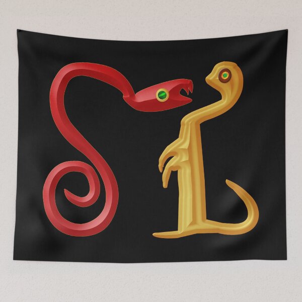 Item preview, MEERKAT VS SNAKE - 3D DECORATIVE FIGURES - GREAT GIFT FOR KIDS AND SURICATE LOVER2 designed and sold by Ralek.