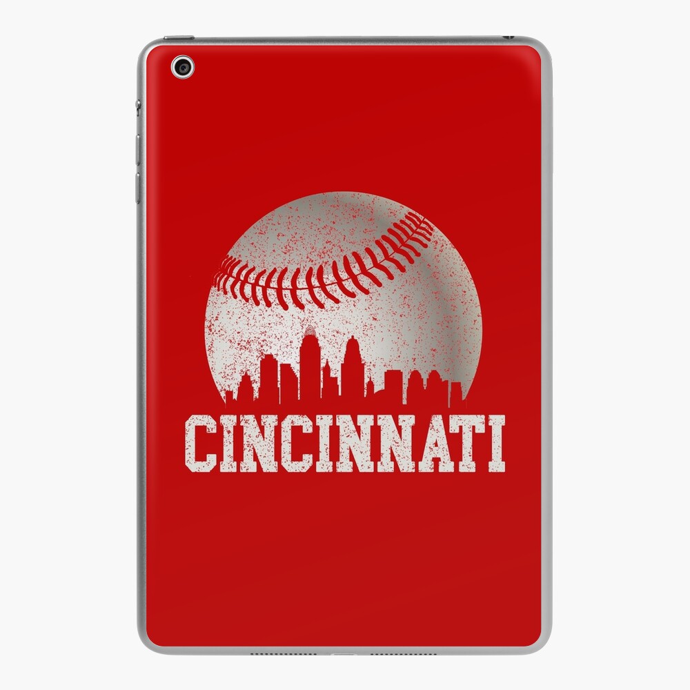 Vintage cincinnati baseball Sticker for Sale by dfxsam08