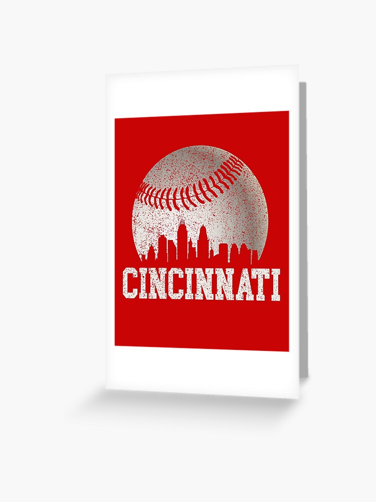 Vintage cincinnati baseball Sticker for Sale by dfxsam08