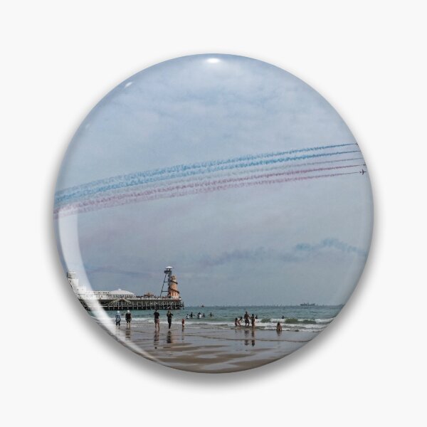Item preview, Red arrows flying over Bournemouth Pier designed and sold by santoshputhran.