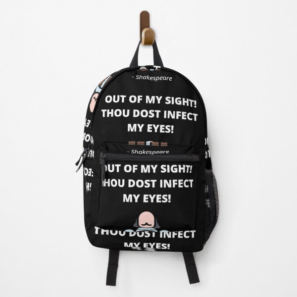 Item preview, Out of my sight! Thou dost infect my eyes - Shakespeare Insult from Richard III designed and sold by MemesOfHistory.