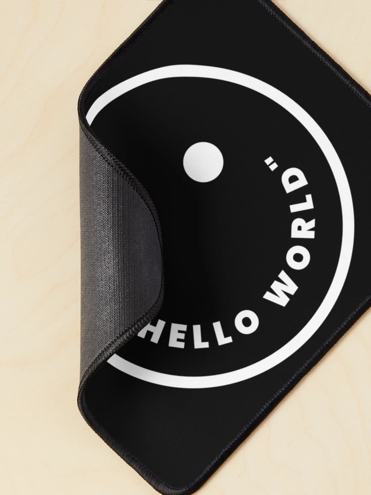 Thumbnail 2 of 5, Mouse Pad, Computer Geek Hello World designed and sold by ComputerGeeksTs.