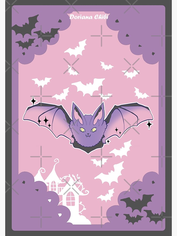 "halloween witchy bat cute kawaii pastel goth gothic bats cat lover sun