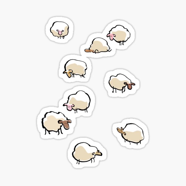 Fairy Sheep Seal Sticker