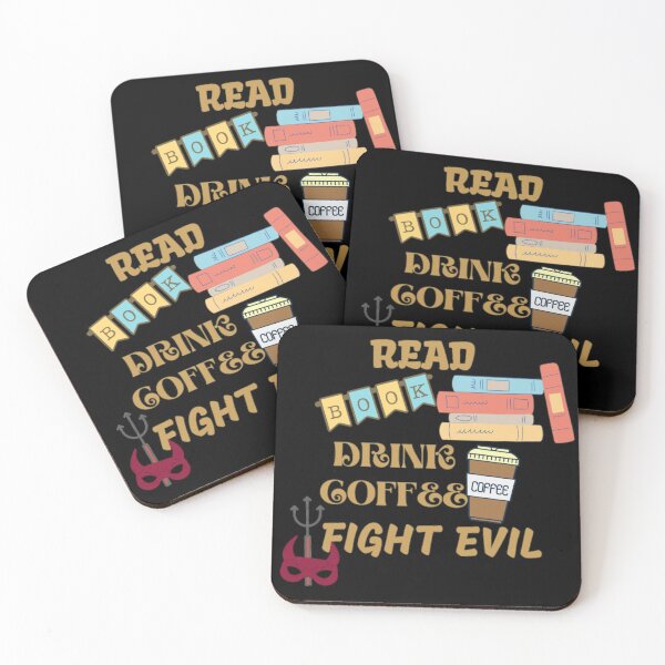 Item preview, Read Books Drink Coffee Fight Evil designed and sold by Simi2020.