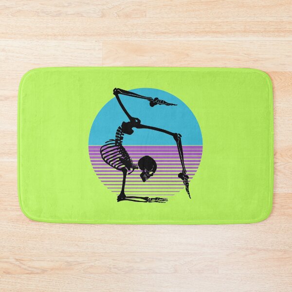 Item preview, Funny Meditating Skeleton Yoga Sunset, Halloween, meditation, Zen | designed and sold by Boom-llqb.