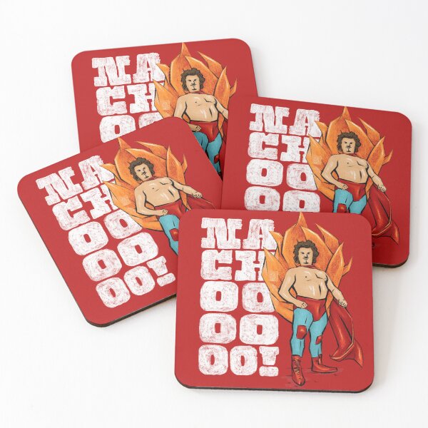 Artikelvorschau, Nachooo! - Nacho Libre - Weißer Text entworfen und verkauft von sticker-stacker.