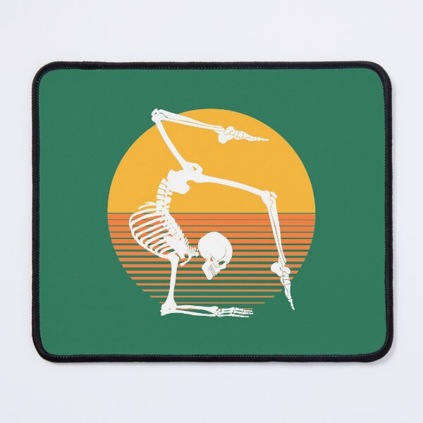Item preview, Funny Meditating Skeleton Yoga Sunset, Halloween, meditation, Zen | designed and sold by Boom-llqb.