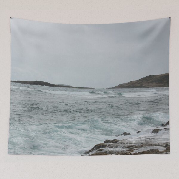 Item preview, Rocky Ocean View from the Island of Saint Martin in the Caribbean Sea designed and sold by Sheepherder120.