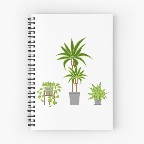 Item preview, 3 illustrated house plants designed and sold by WietskeWelten.