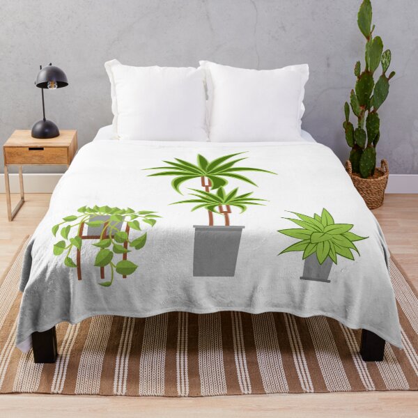 Item preview, 3 illustrated house plants designed and sold by WietskeWelten.