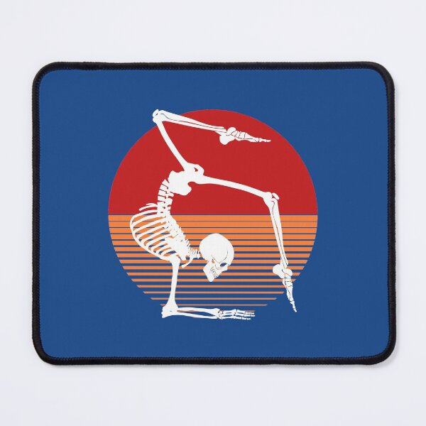 Item preview, Funny Meditating Skeleton Yoga Sunset, Halloween, meditation, Zen | designed and sold by Boom-llqb.