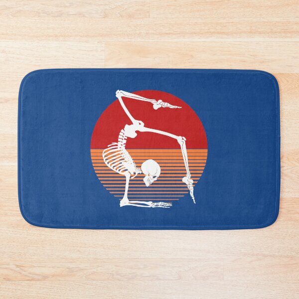 Item preview, Funny Meditating Skeleton Yoga Sunset, Halloween, meditation, Zen | designed and sold by Boom-llqb.