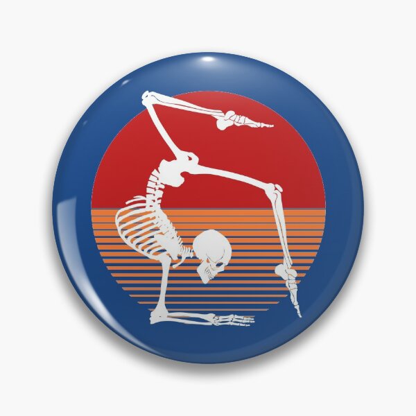 Item preview, Funny Meditating Skeleton Yoga Sunset, Halloween, meditation, Zen | designed and sold by Boom-llqb.