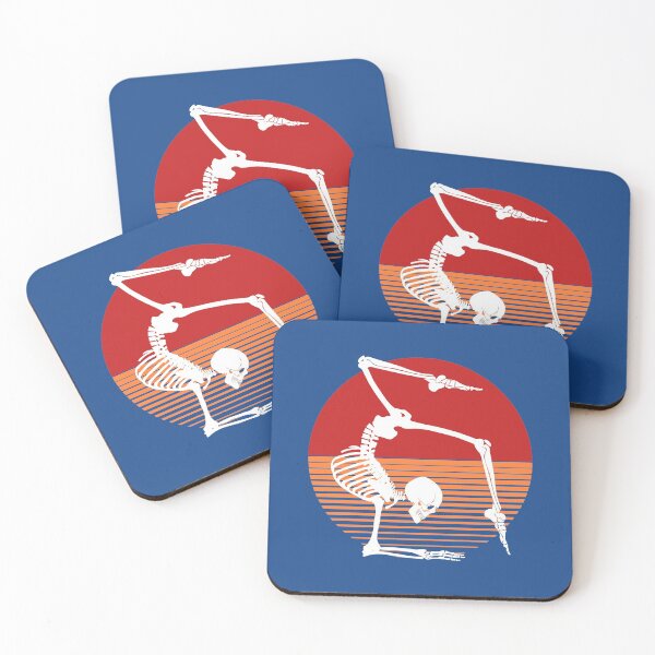 Item preview, Funny Meditating Skeleton Yoga Sunset, Halloween, meditation, Zen | designed and sold by Boom-llqb.