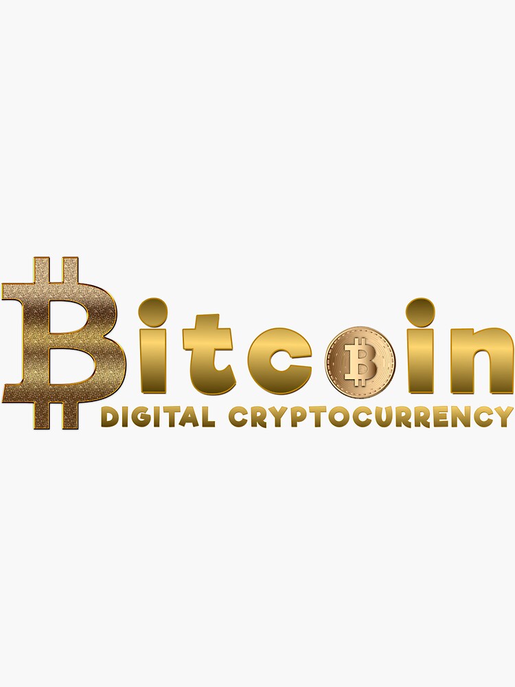 Thumbnail 3 of 3, Sticker, Bitcoin Digital Cryptocurrency designed and sold by VkScript.