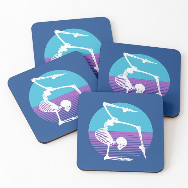 Item preview, Funny Meditating Skeleton Yoga Sunset, Halloween, meditation, Zen | designed and sold by Boom-llqb.