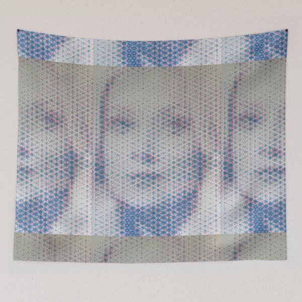 Item preview, Algorithmic art abstract portrait | Pop art | Street-art aesthetics designed and sold by CiceroSpin.