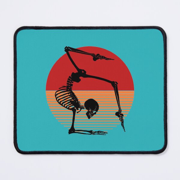 Item preview, Funny Meditating Skeleton Yoga Sunset, Halloween, meditation, Zen | designed and sold by Boom-llqb.