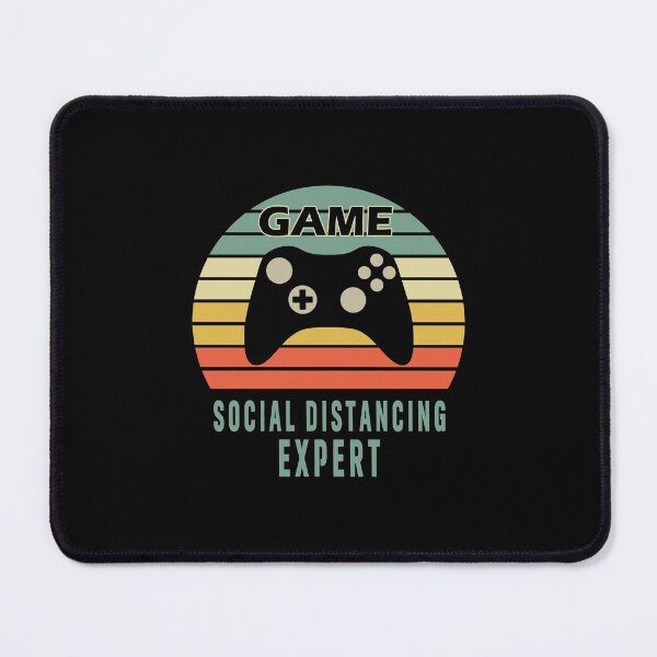 Item preview, Social Distancing Expert Gaming Vintage Video Gamer designed and sold by ferverena4.
