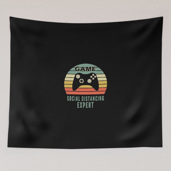 Item preview, Social Distancing Expert Gaming Vintage Video Gamer designed and sold by ferverena4.